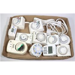 TIMERS- PROGRAMMABLE- BOX LOT ASSORTED