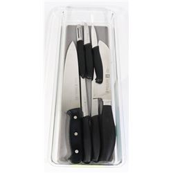 HENKEL KITCHEN KNIFE SET- 7 PIECES ASSORTED