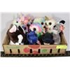 Image 1 : FLAT OF ASSORTED SMALL TY PLUSH TOYS