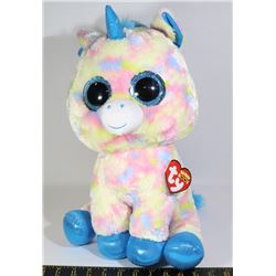 LARGE "BLITZ" UNICORN TY PLUSH TOY