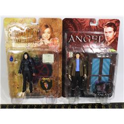 ANGEL WESLEY FIGURE AND BUFFY WILLOW FIGURE