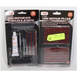 NEW TIRE REPAIR KIT WITH EXTRA PLUG SET