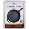 Image 1 : NEW PROFESSIONAL 12.5" PRE-SEASONED CAST IRON