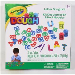 NEW 31PC CRAYOLA DOUGH: LETTER DOUGH KIT