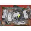 Image 1 : BOX FULL OF VARIOUS CHARGERS AND ADAPTERS