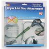 Image 1 : NEW DRYER LINT VAC ATTACHMENT, FITS ANY VACUUM