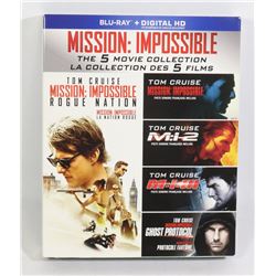 MISSION IMPOSSIBLE 5 MOVIE BLU-RAY SET