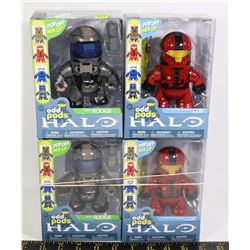 LOT OF 4 HALO ODD PODS
