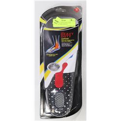 NEW MENS ADJUSTABLE SIZE SHOCK GUARD INSOLES