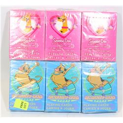 6 NEW DECKS OF PLAYING CARDS