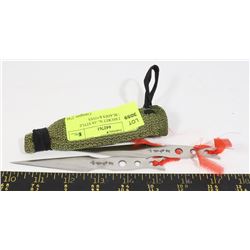 LOT OF 2 SECRET NINJA STYLE DOUBLE BLADES KNIVES