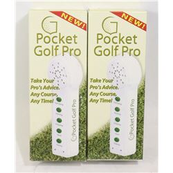 2 NEW SEALED POCKET GOLF PRO RECORDER