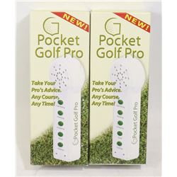2 NEW SEALED POCKET GOLF PRO RECORDER