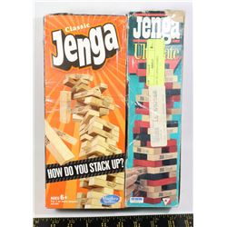 LOT OF 2 JENGA GAMES