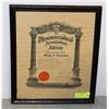Image 1 : ANTIQUE (1923) AB PHARMACEUTICAL CERTIFICATE IN