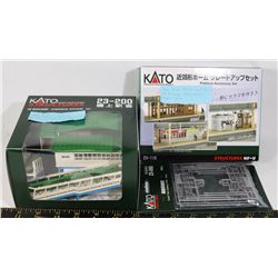 LOT OF THREE KATO PRECISION RAILROAD MODEL SETS
