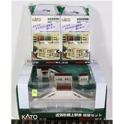LOT OF THREE KATO PRECISION RAILROAD MODEL SETS