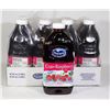 Image 1 : 8 BOTTLES OF OCEAN SPRAY CRAN-RASPBERRY COCKTAIL