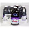 Image 1 : 8 BOTTLES OF OCEAN SPRAY CRAN-GRAPE COCKTAIL