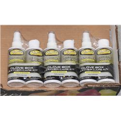 GLOVE BOX AUTO LEATHER CARE KIT 3 SETS