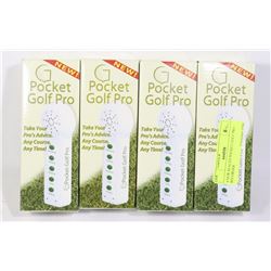 4 NEW SEALED POCKET GOLF PRO RECORDER