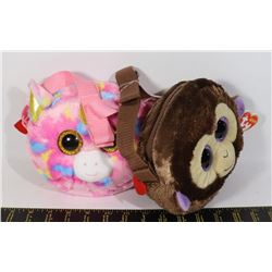 LOT OF TWO TY PURSES