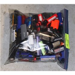 BAG OF ASSORTED LIGHTERS-GENERAL