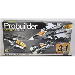 NEW MEGA BLOKS PROBUILDER CARBON SERIES 3 IN 1