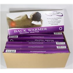 NEW CASE OF REUSABLE REPEAT THE HEAT BACK PAD KITS