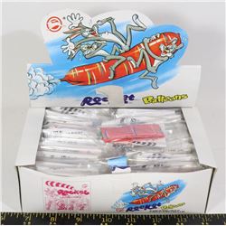 RETAIL DISPLAY OF ROCKET BALLOONS