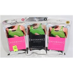 PACK OF THREE NEW BOOBANDS (BREAST SUPPORT BANDS)