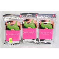 PACK OF THREE NEW BOOBANDS (BREAST SUPPORT BANDS)
