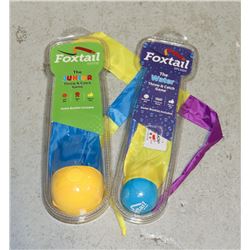 LOT OF TWO FOXTAIL CATCH AND THROW GAME