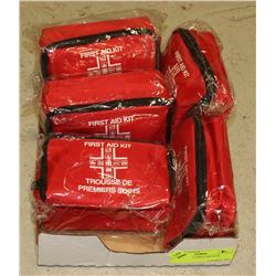 LOT OF 5 NEW FIRST AID KITS