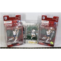 LOT OF THREE SOCCER FIGURES