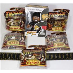 FLAT OF INDIANA JONES POP CULTURE COLLECTIBLES