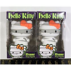 TWO HELLO KITTY MUMMY FIGURES