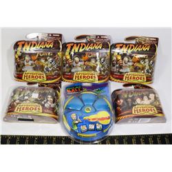 BOX OF INDIANA JONES ADVENTURE HEROS SETS AND
