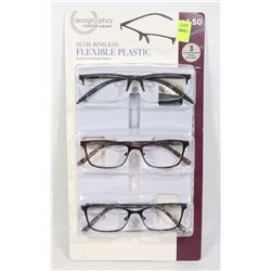 DESIGN OPTICS FOSTER GRANT READING GLASSES +1.50