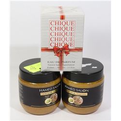 TWO TUBS OF HAMED SALON GOLD FACIAL SCRUB SOLD