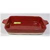 Image 1 : EMILE HENRY FRANCE- RED CASSEROLE/BAKING DISH