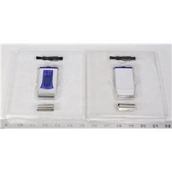2 ELECTRIC RAZORS WITH MANUALS