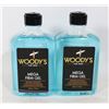 Image 1 : TWO BOTTLES OF WOODY'S FOR MEN MEGA FIRM GEL