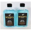 Image 1 : TWO BOTTLES OF WOODY'S FOR MEN MEGA FIRM GEL