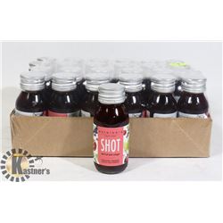 24 CASE OF ORGANIC TEA SHOTS "RED FRUIT" FLAVOR