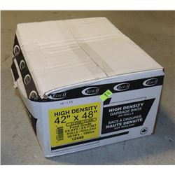 CASE OF 42" X 48" CLEAR FOOD GRADE GARBAGE BAGS