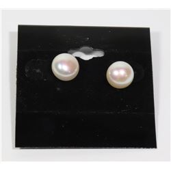 #95-FRESH WATER PEARL EARRINGS (9-10mm)