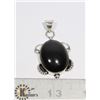 Image 1 : #99-BLACK OBSIDIAN PENDANT