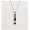 Image 1 : #136-AMETHYST NECKLACE/PENDANT