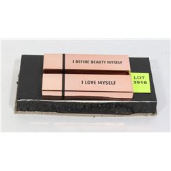 2 NEW REALHER MOISTURIZING LIPSTICKS - DUSTY PINK